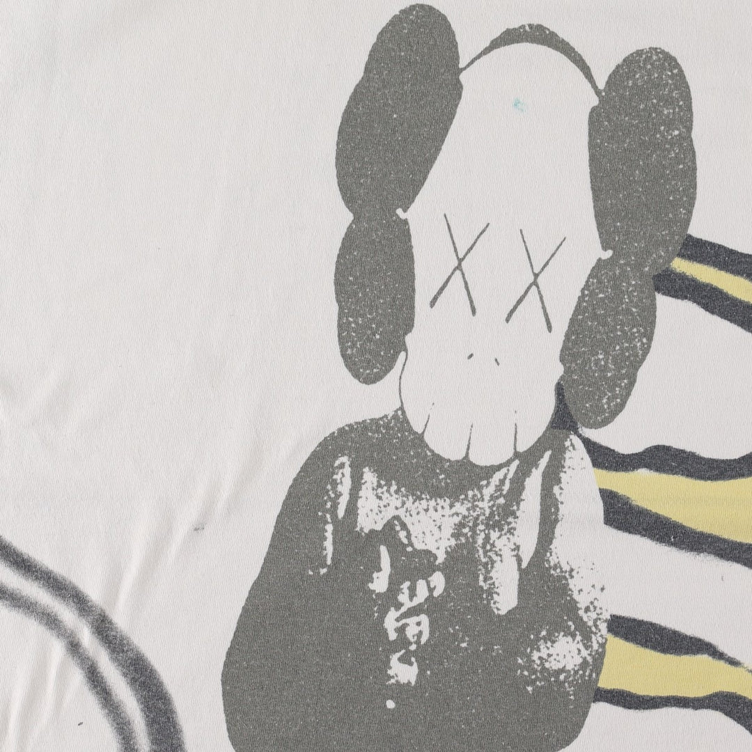 TRAVIS SCOTT Cuctus JackxKaws For Fragment Wrap T-Shirt (Men's XL equivalent) cotton white type Vintage Second Hand