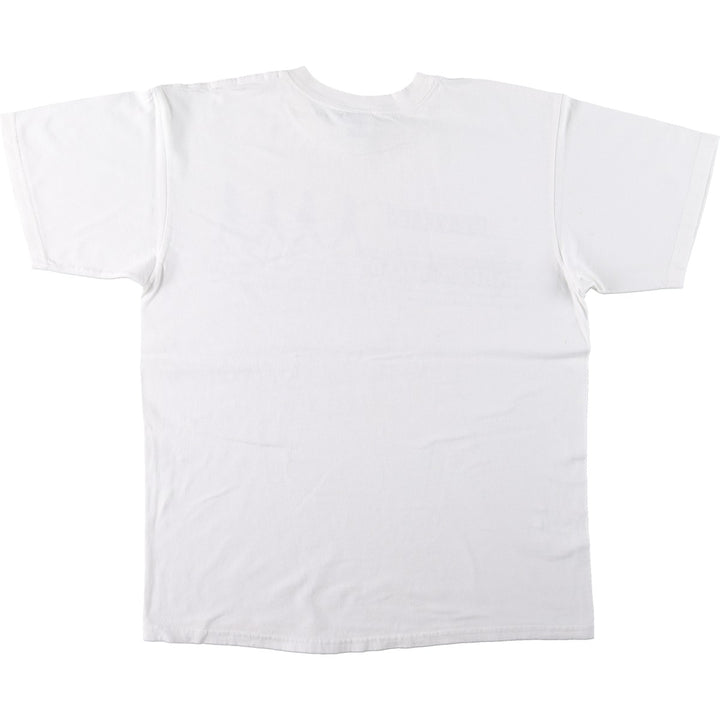 THE BEATLES Band T-shirt, Men's L size cotton white type Vintage Second Hand