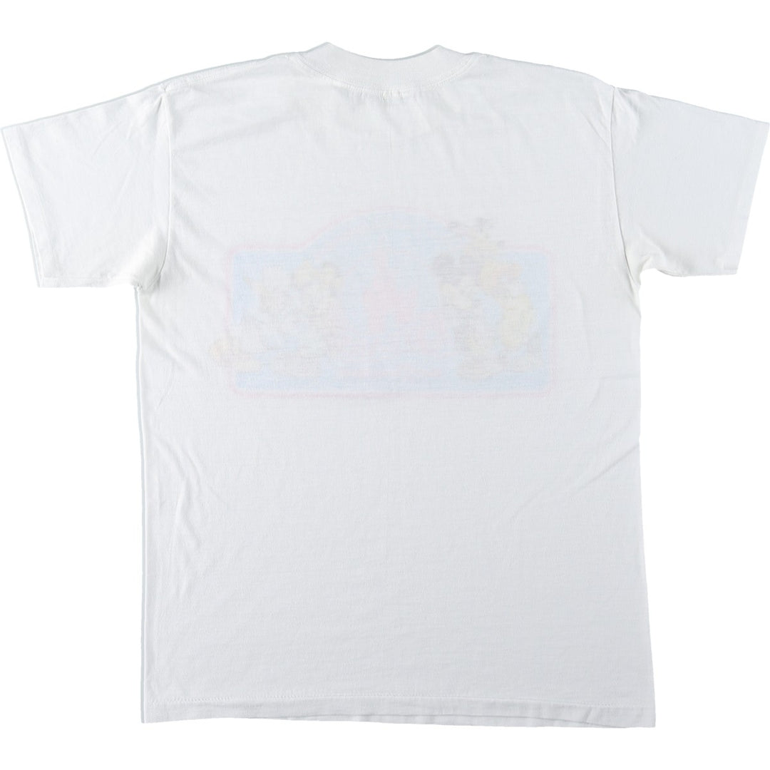 90'S Disney Coca-Cola Character Print T-Shirt (Unclear) - Men's Size S (Equivalent) - Vintage unclear white type Vintage Second Hand