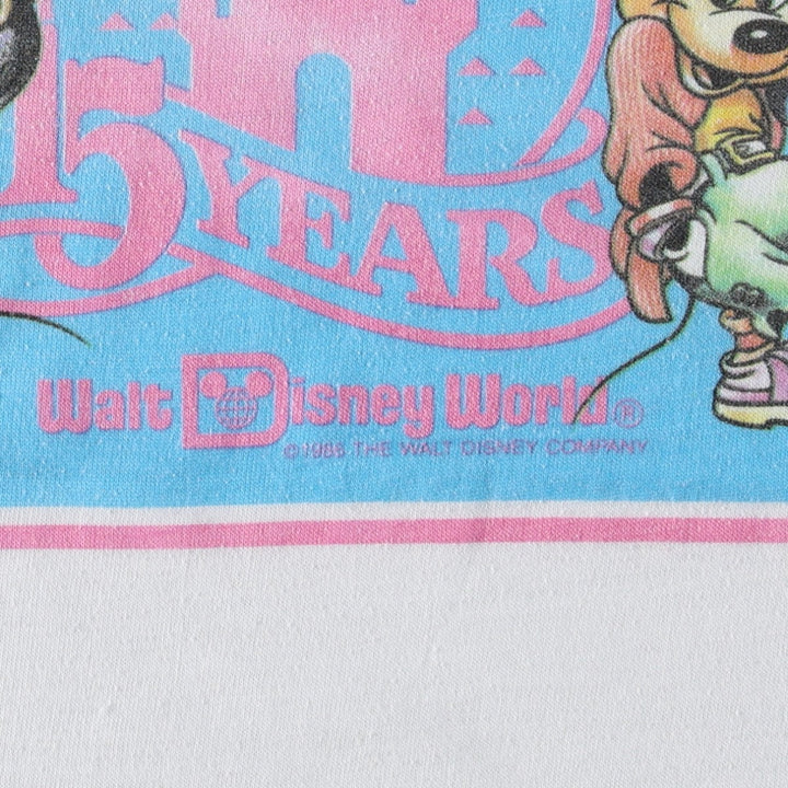 90'S Disney Coca-Cola Character Print T-Shirt (Unclear) - Men's Size S (Equivalent) - Vintage unclear white type Vintage Second Hand
