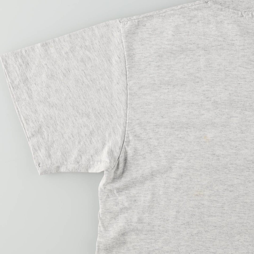 90'S Hanes HEAVYWEIGHT 50 cotton gray type Vintage Second Hand