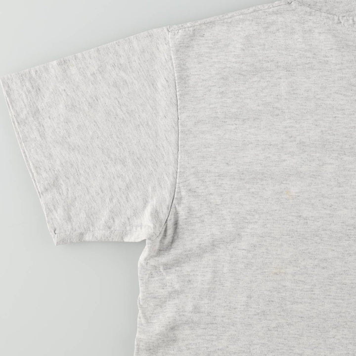 90'S Hanes HEAVYWEIGHT 50 cotton gray type Vintage Second Hand