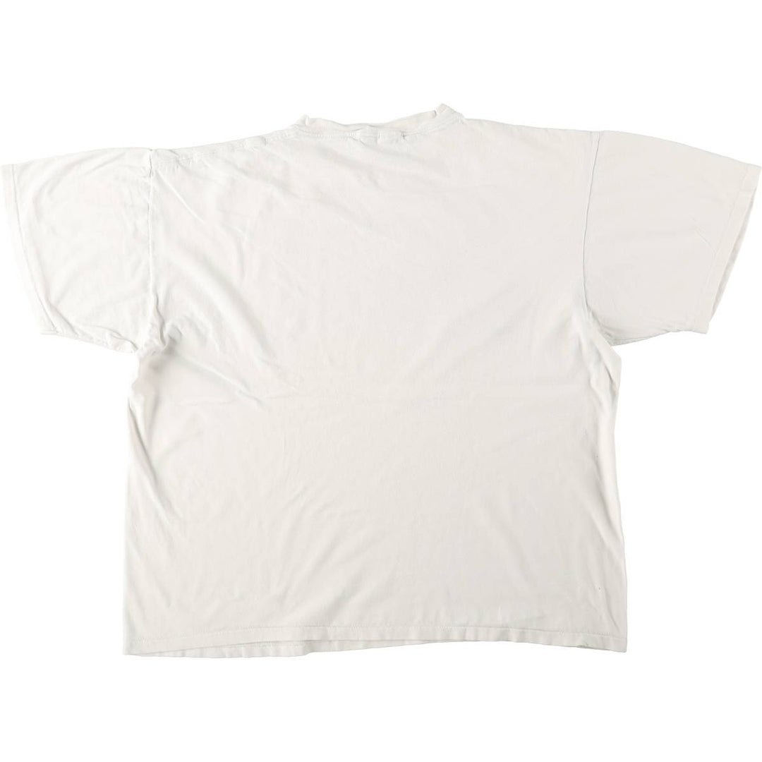 90'S ONEITA POWER-T Fish Print Animal T-Shirt Men's XL (approx.) Vintage cotton white type Vintage Second Hand