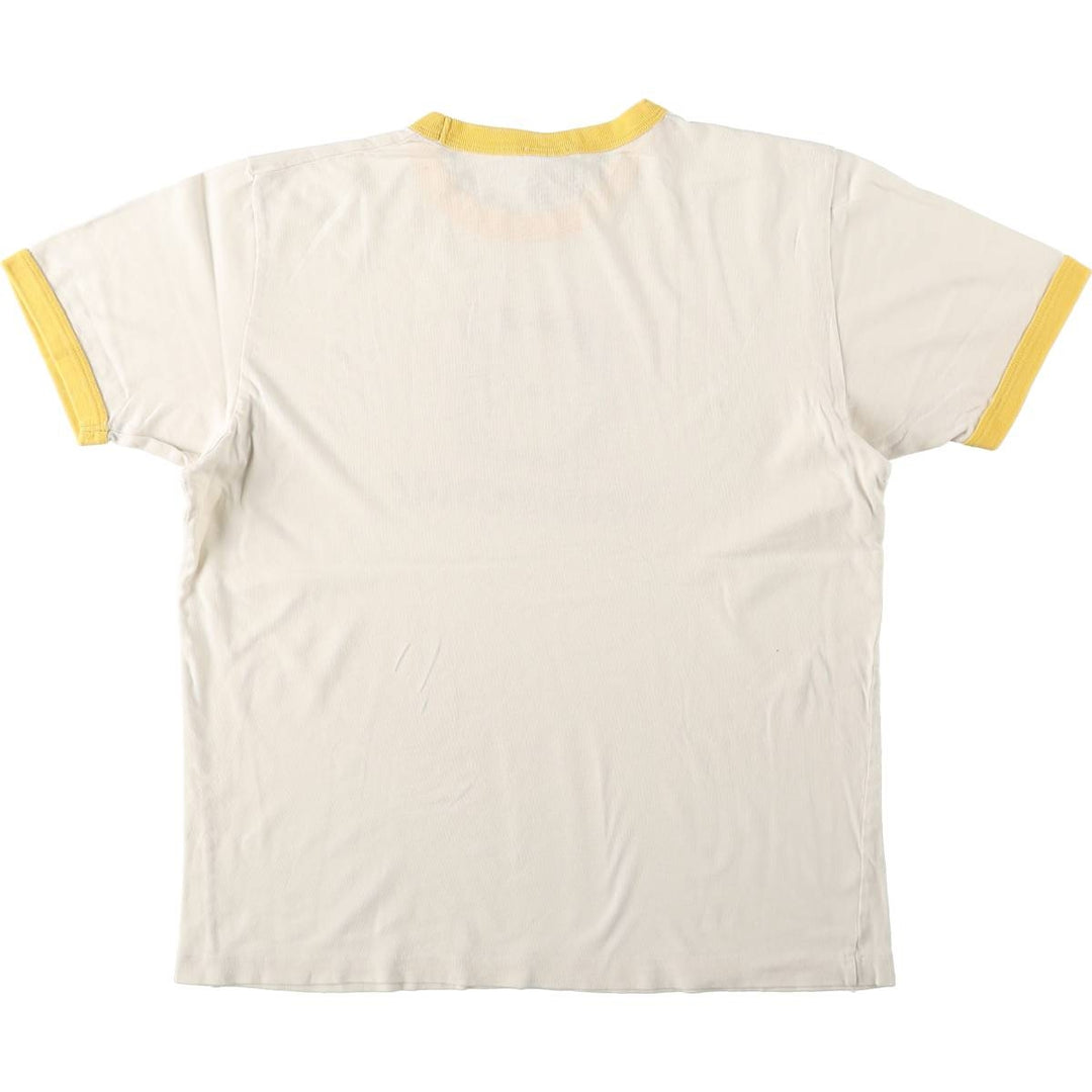 1990'S Abercrombie & Fitch Ringer T-Shirt, Men's XL equivalent, Vintage cotton white type Vintage Second Hand