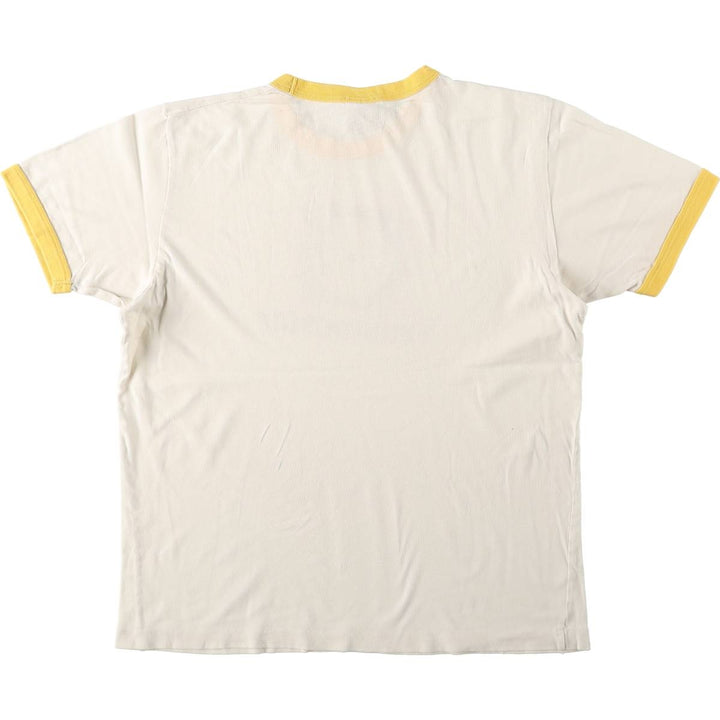 1990'S Abercrombie & Fitch Ringer T-Shirt, Men's XL equivalent, Vintage cotton white type Vintage Second Hand