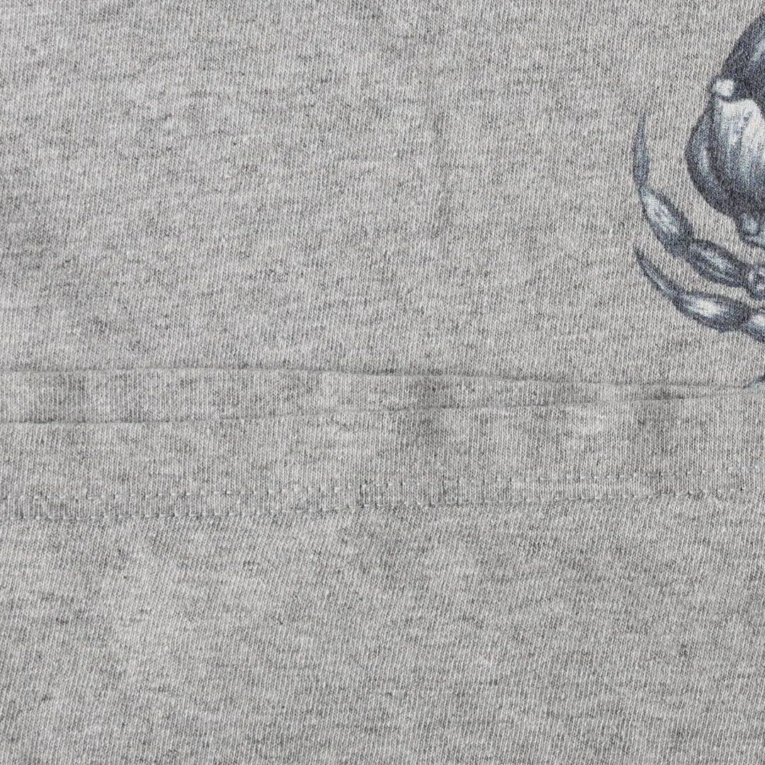 Ralph Lauren CHAPS Ringer T-Shirt, Made in USA, Men's Size L (approx.) cotton gray type Vintage Second Hand
