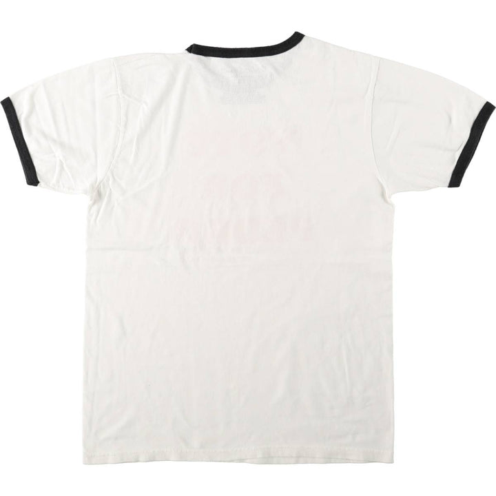 NAPOLEON DYNAMITE Movie Triple Print Ringer T-Shirt (Men's Size L) cotton white type Vintage Second Hand