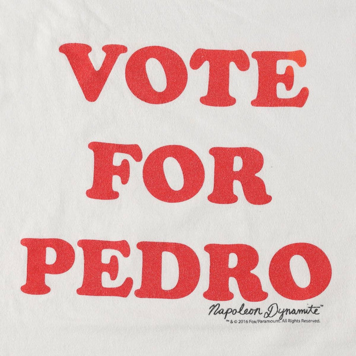 NAPOLEON DYNAMITE Movie Triple Print Ringer T-Shirt (Men's Size L) cotton white type Vintage Second Hand