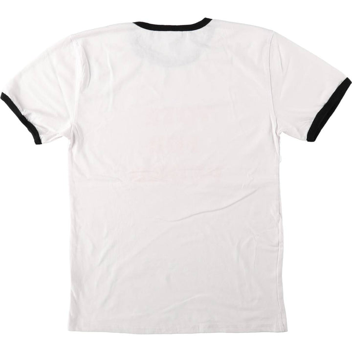 NAPOLEON DYNAMITE Movie Triple Print Ringer T-Shirt (Men's Size M) cotton white type Vintage Second Hand