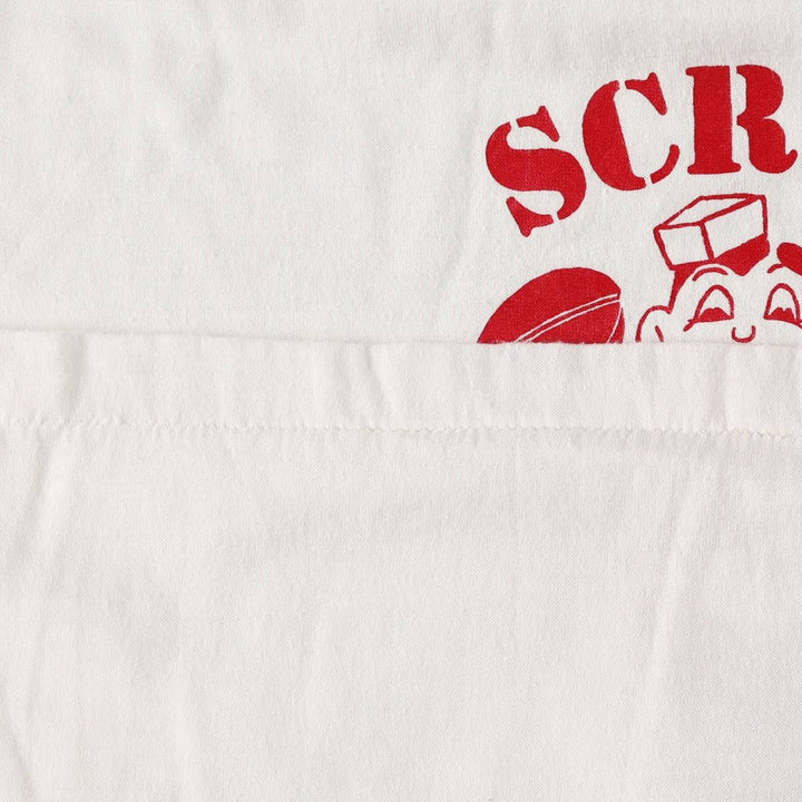 90'S Russell Purdue College Ringer T-Shirt, Made in USA, Men's Size L (Equivalent), Vintage cotton white type Vintage Second Hand