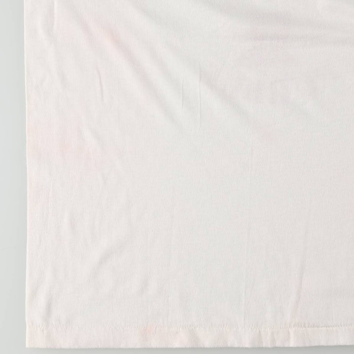 90'S Russell Purdue College Ringer T-Shirt, Made in USA, Men's Size L (Equivalent), Vintage cotton white type Vintage Second Hand