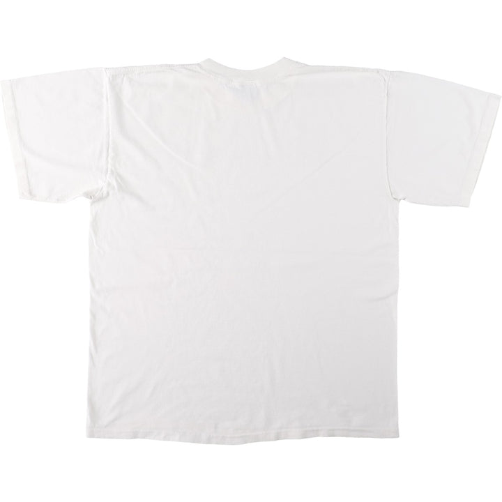 90'S Calvin Klein JEANS Short Sleeve Logo T-Shirt Made in USA Men's XL Vintage cotton white type Vintage Second Hand