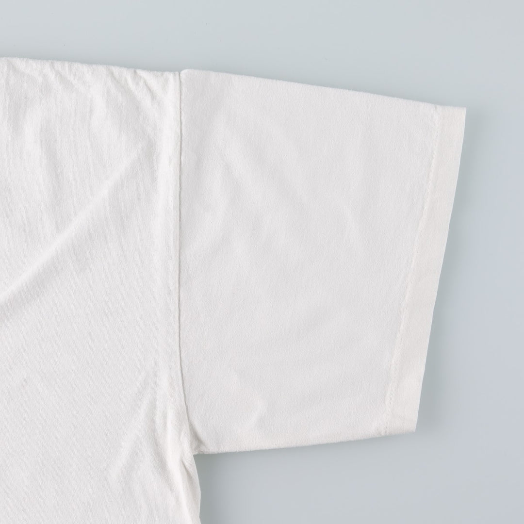 90'S Calvin Klein JEANS Short Sleeve Logo T-Shirt Made in USA Men's XL Vintage cotton white type Vintage Second Hand