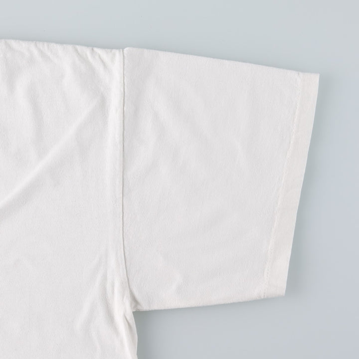 90'S Calvin Klein JEANS Short Sleeve Logo T-Shirt Made in USA Men's XL Vintage cotton white type Vintage Second Hand