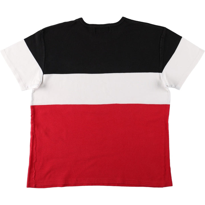 90'S Ralph Lauren POLO SPORT short sleeve logo T-shirt, men's size L, vintage cotton black type Vintage Second Hand