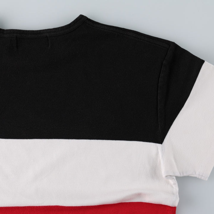 90'S Ralph Lauren POLO SPORT short sleeve logo T-shirt, men's size L, vintage cotton black type Vintage Second Hand