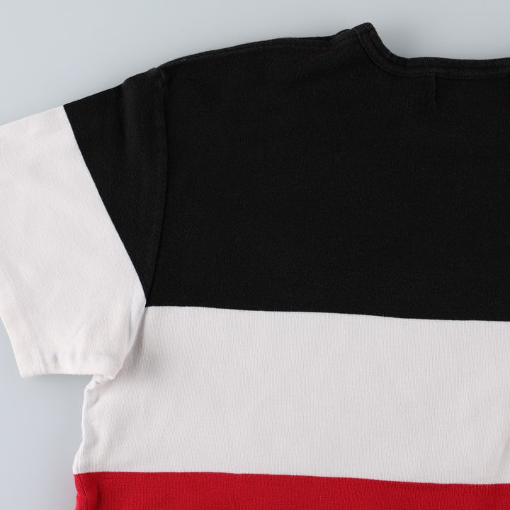 90'S Ralph Lauren POLO SPORT short sleeve logo T-shirt, men's size L, vintage cotton black type Vintage Second Hand
