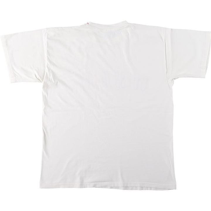 ~90'S Guess GUESS JEANS Short-Sleeve Printed T-Shirt, Men's Size M (Equivalent), Vintage unclear white type Vintage Second Hand