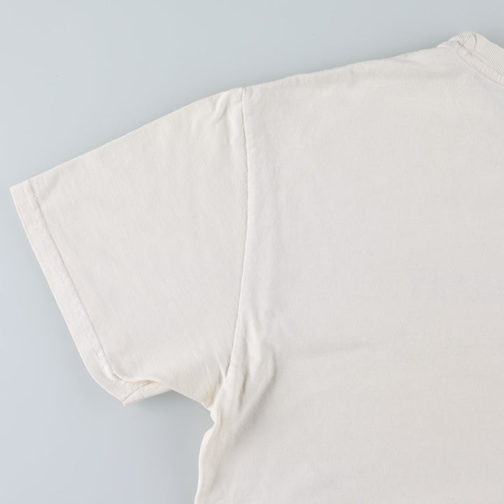 2000'S Ralph Lauren POLO JEANS COMPANY Short-Sleeve Printed T-Shirt, Men's Size L (approx.) cotton white type Vintage Second Hand
