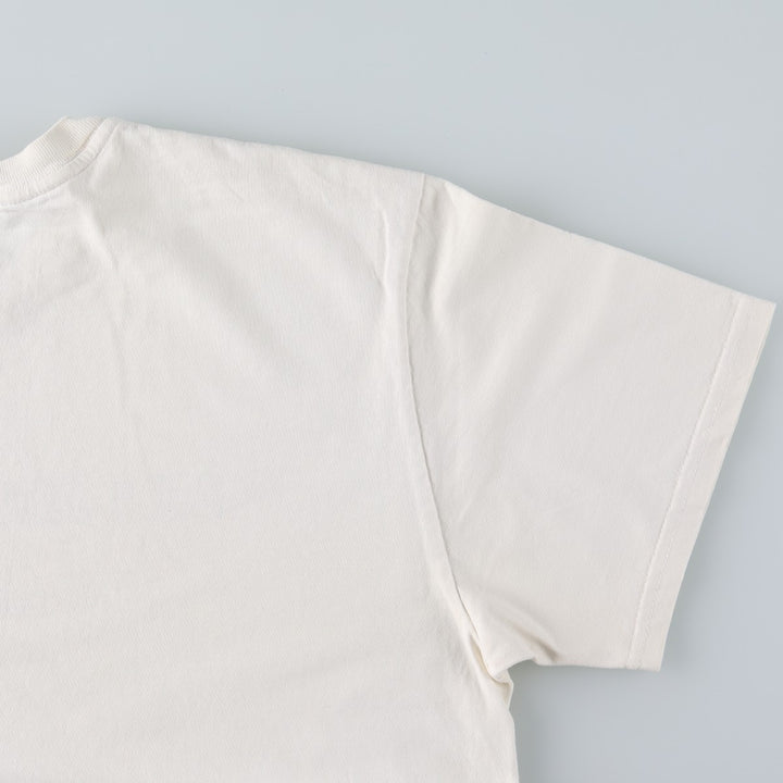 2000'S Ralph Lauren POLO JEANS COMPANY Short-Sleeve Printed T-Shirt, Men's Size L (approx.) cotton white type Vintage Second Hand