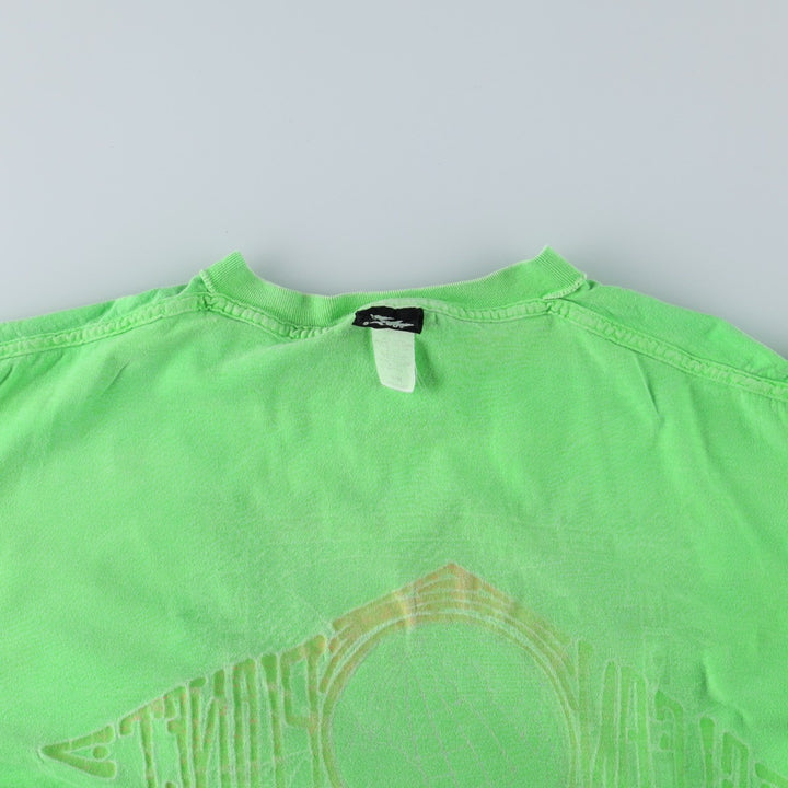 90'S GOTCHA Surf Skate T-Shirt, Made in USA, Men's Size L (approx.), Vintage cotton green type yellow green Vintage Second Hand