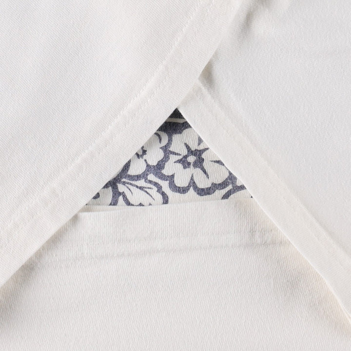 90'S Ralph Lauren POLO SPORT Floral Print Short-Sleeve T-Shirt, Men's Size XL (Equivalent), Vintage cotton white type Vintage Second Hand