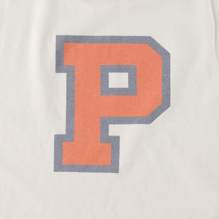 90'S Ralph Lauren POLO SPORT short sleeve printed T-shirt, men's size L, vintage cotton white type Vintage Second Hand