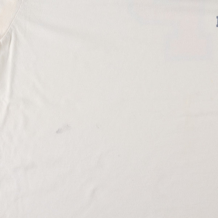 90'S Ralph Lauren POLO SPORT short sleeve printed T-shirt, men's size L, vintage cotton white type Vintage Second Hand