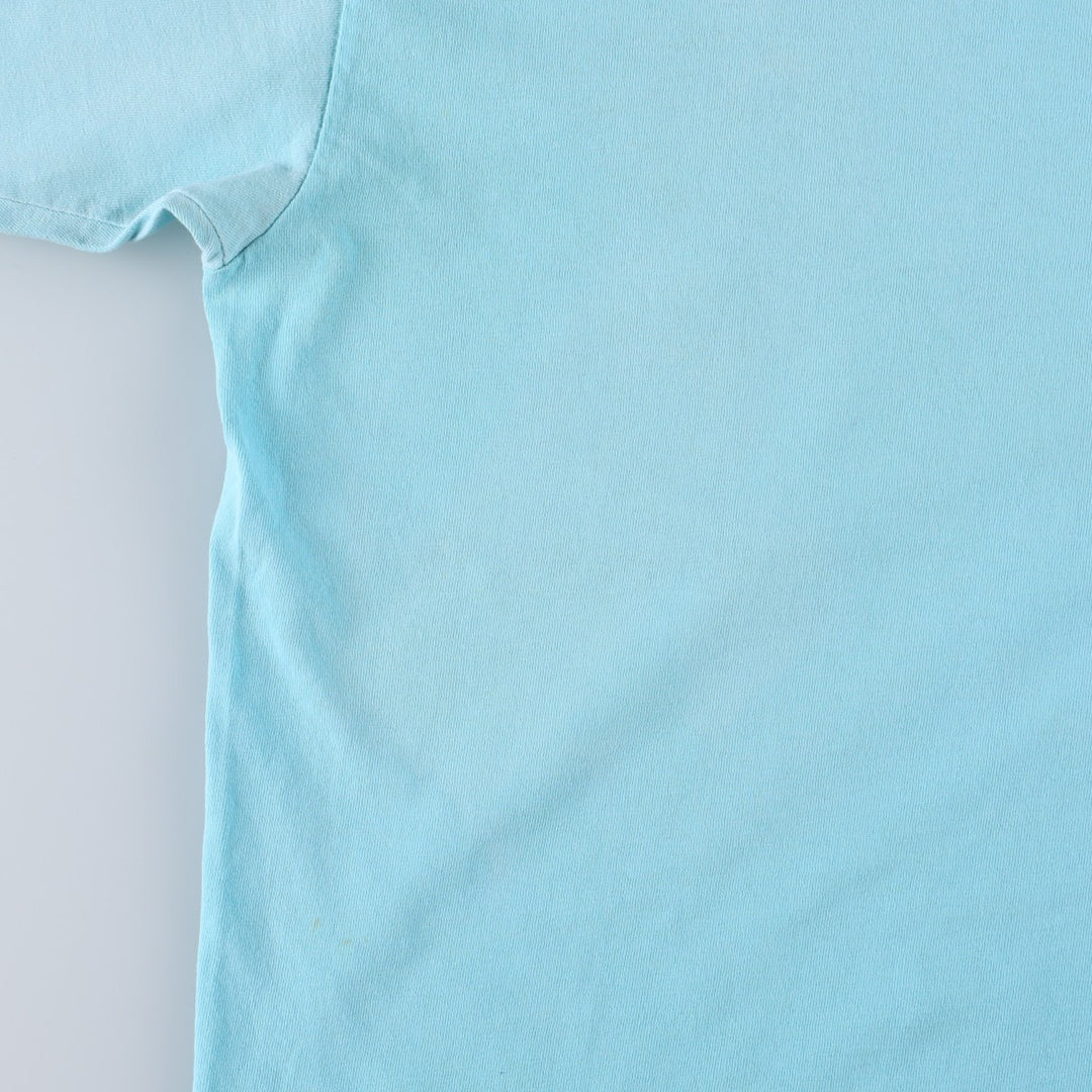 90'S Ocean Pacific short-sleeved T-shirt, men's size L (approx.) cotton Blue type light blue Vintage Second Hand