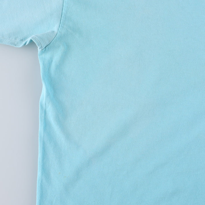 90'S Ocean Pacific short-sleeved T-shirt, men's size L (approx.) cotton Blue type light blue Vintage Second Hand