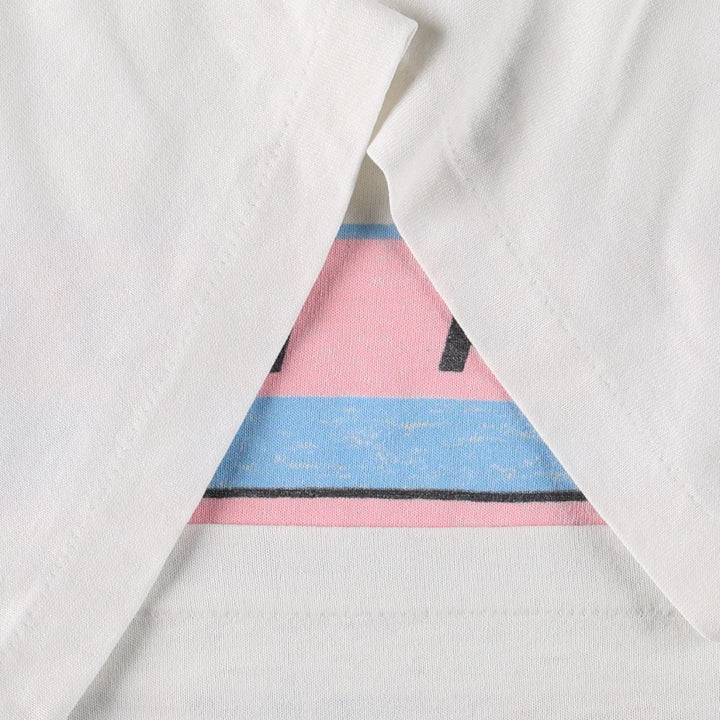 1980'S Ocean Pacific short-sleeved T-shirt, men's size L equivalent, vintage. unclear white type Vintage Second Hand