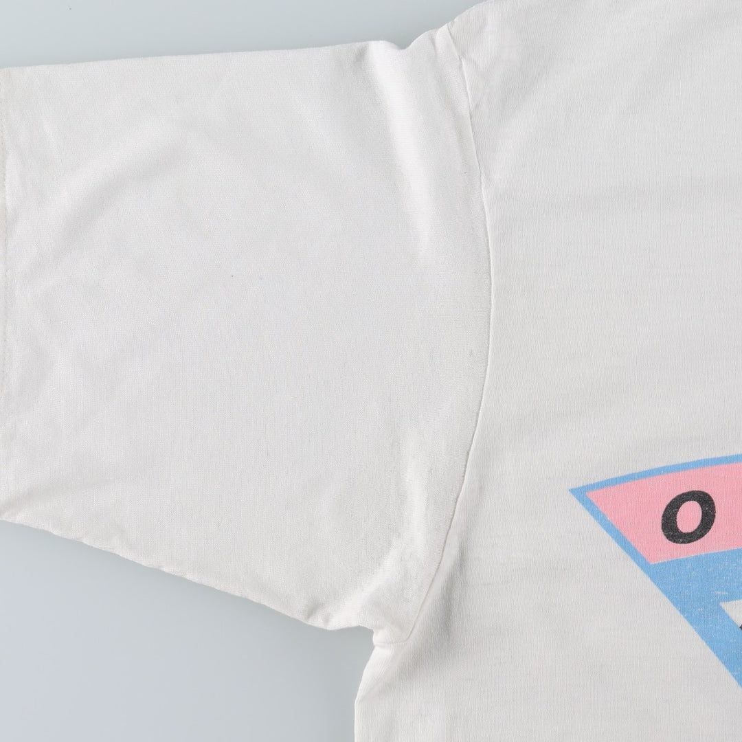1980'S Ocean Pacific short-sleeved T-shirt, men's size L equivalent, vintage. unclear white type Vintage Second Hand