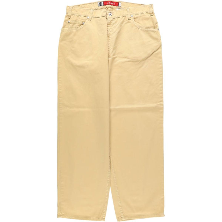 90'S Levi's Silver Tab Loose Tapered Denim Pants, Made in USA, Men's Size W36 (approx.) cotton yellow type Vintage Second Hand