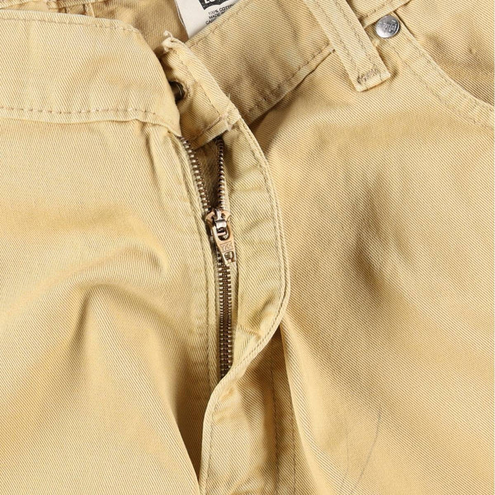 90'S Levi's Silver Tab Loose Tapered Denim Pants, Made in USA, Men's Size W36 (approx.) cotton yellow type Vintage Second Hand