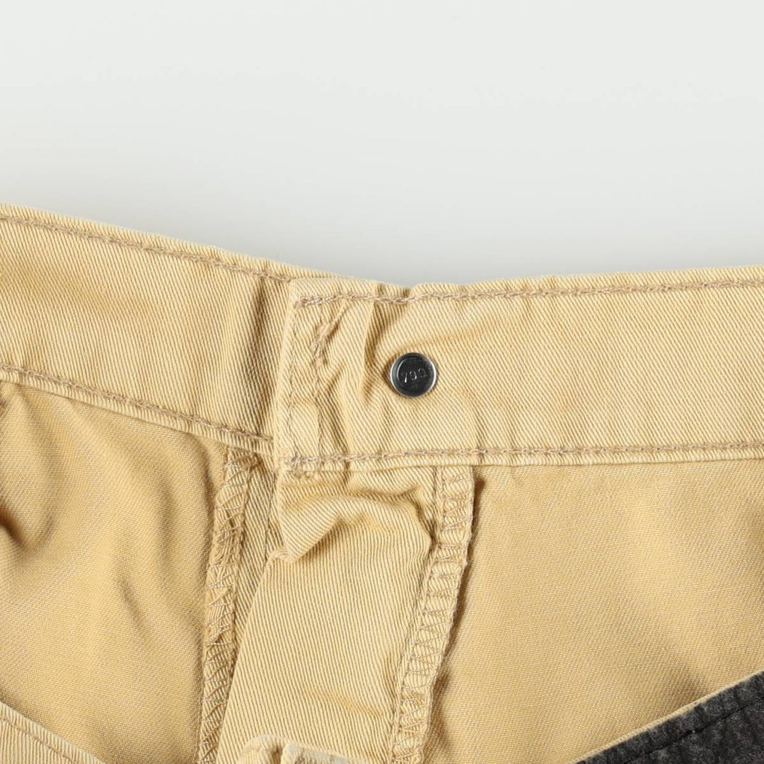 90'S Levi's Silver Tab Loose Tapered Denim Pants, Made in USA, Men's Size W36 (approx.) cotton yellow type Vintage Second Hand