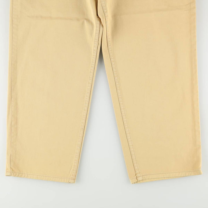 90'S Levi's Silver Tab Loose Tapered Denim Pants, Made in USA, Men's Size W36 (approx.) cotton yellow type Vintage Second Hand