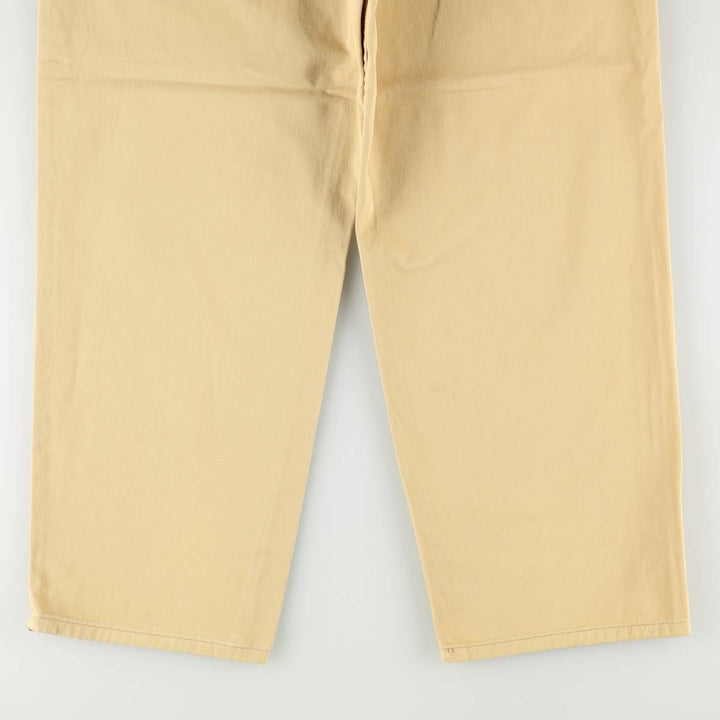 90'S Levi's Silver Tab Loose Tapered Denim Pants, Made in USA, Men's Size W36 (approx.) cotton yellow type Vintage Second Hand