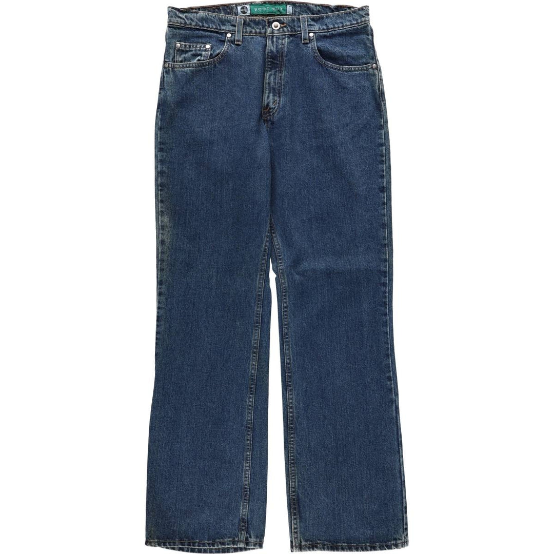 90'S Levi's Silver Tab Bootcut Denim Pants, Made in USA, Men's Size W34 (approx.) cotton blue type Vintage Second Hand