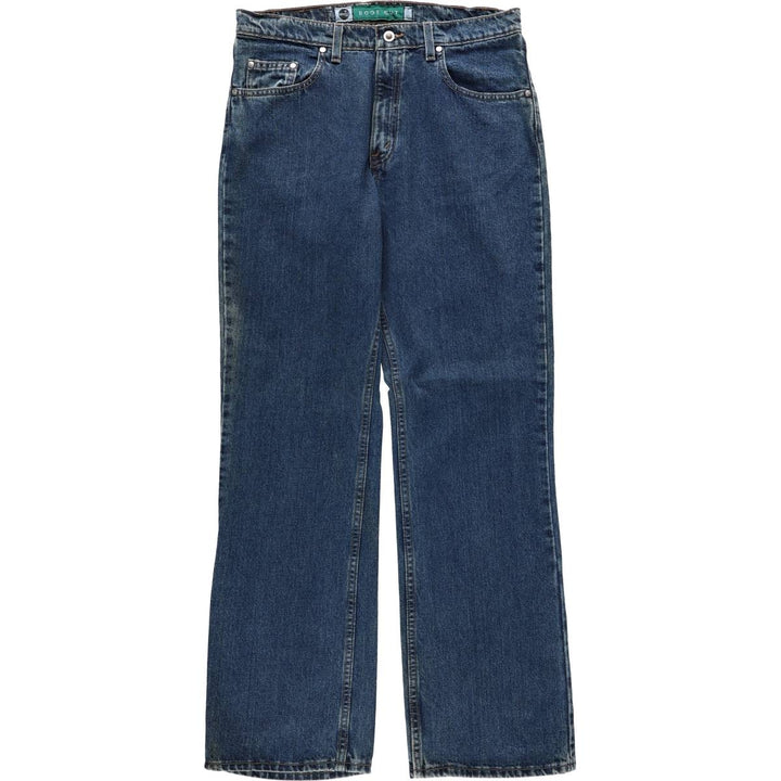 90'S Levi's Silver Tab Bootcut Denim Pants, Made in USA, Men's Size W34 (approx.) cotton blue type Vintage Second Hand