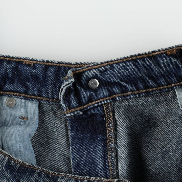 90'S Levi's Silver Tab Bootcut Denim Pants, Made in USA, Men's Size W34 (approx.) cotton blue type Vintage Second Hand