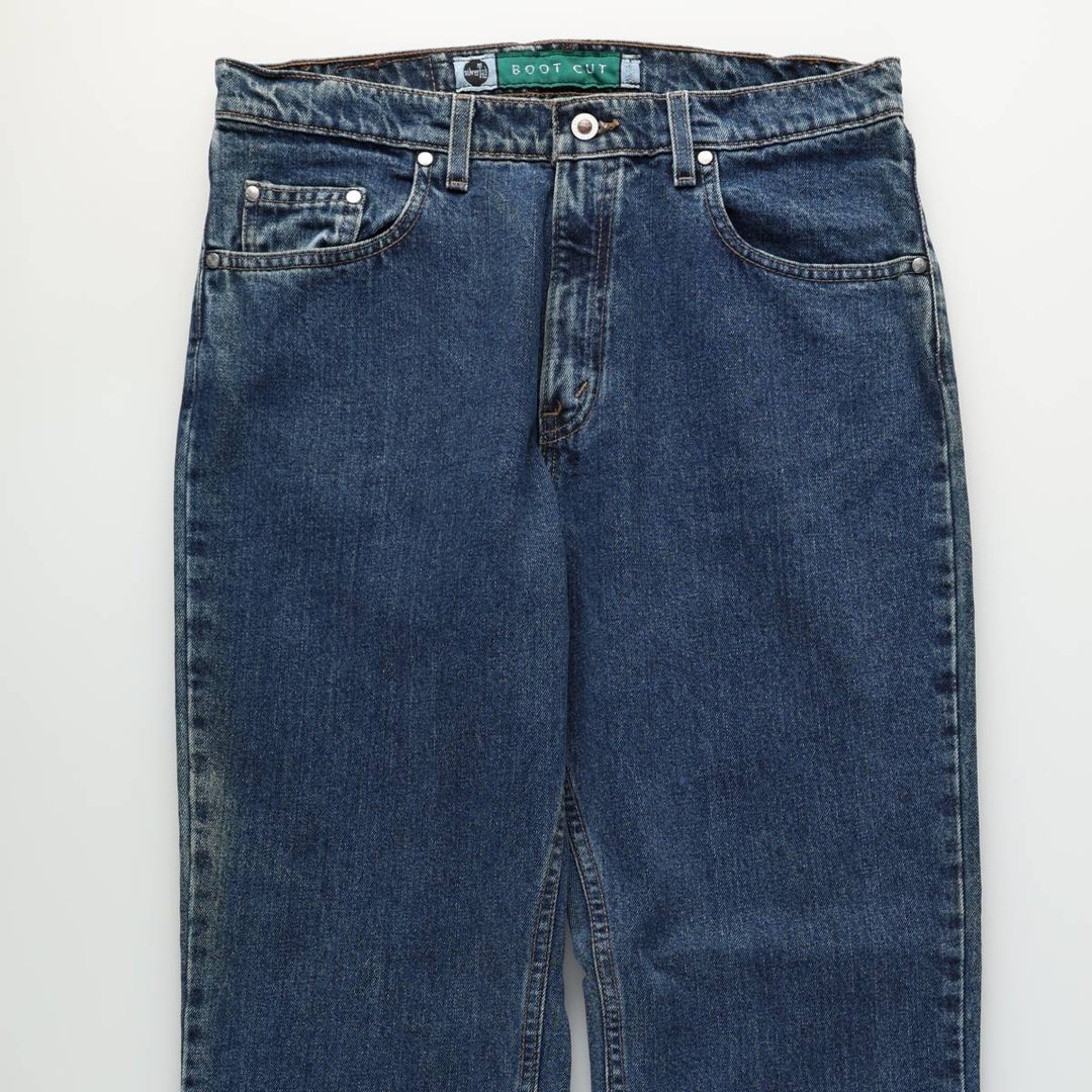 90'S Levi's Silver Tab Bootcut Denim Pants, Made in USA, Men's Size W34 (approx.) cotton blue type Vintage Second Hand