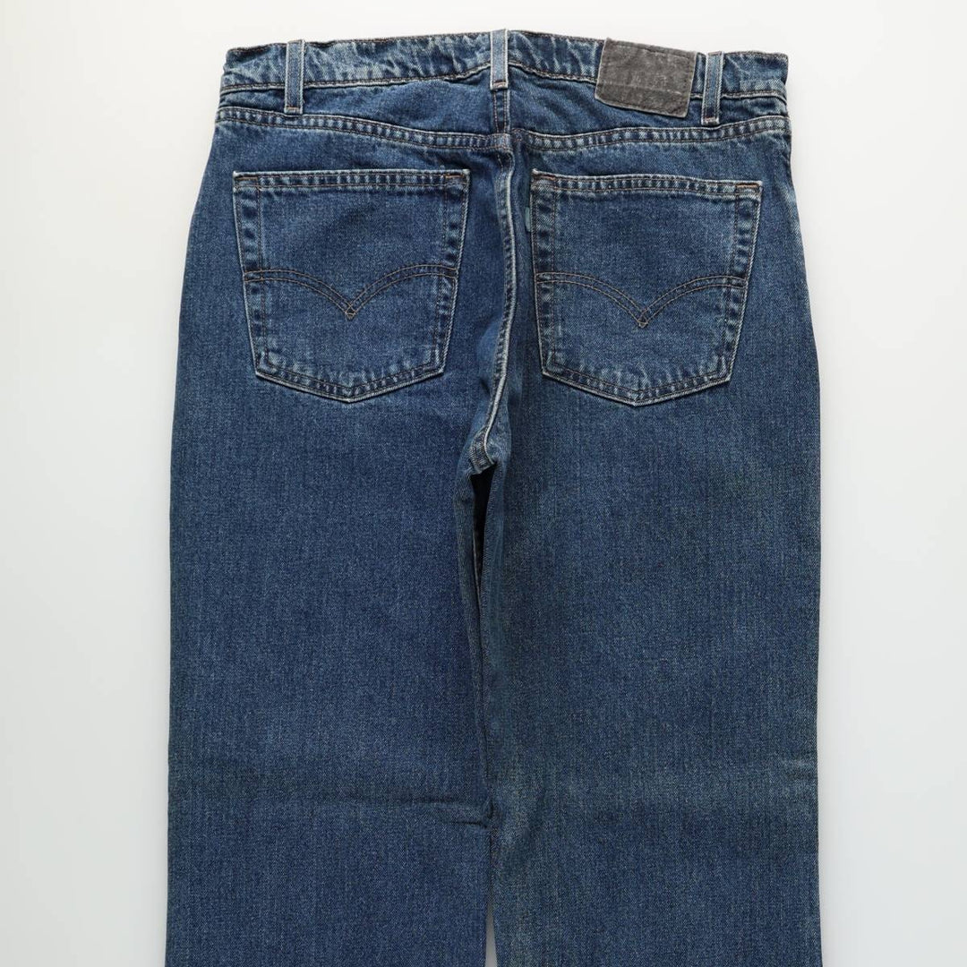90'S Levi's Silver Tab Bootcut Denim Pants, Made in USA, Men's Size W34 (approx.) cotton blue type Vintage Second Hand