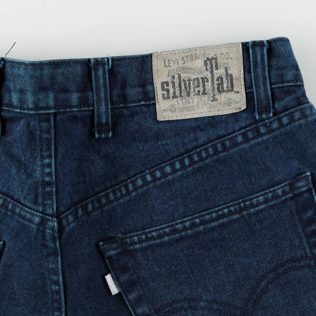 90s-00'S Levi's SILVER TAB BAGGY Tapered Denim Pants, Men's W34 (approx.) cotton navy blue type Vintage Second Hand