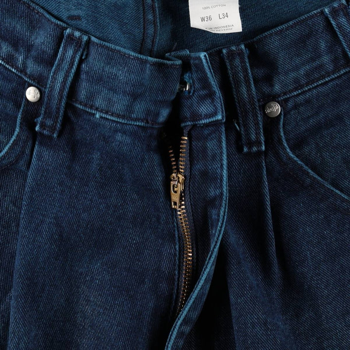 90s-00'S Levi's SILVER TAB BAGGY Tapered Denim Pants, Men's W34 (approx.) cotton navy blue type Vintage Second Hand