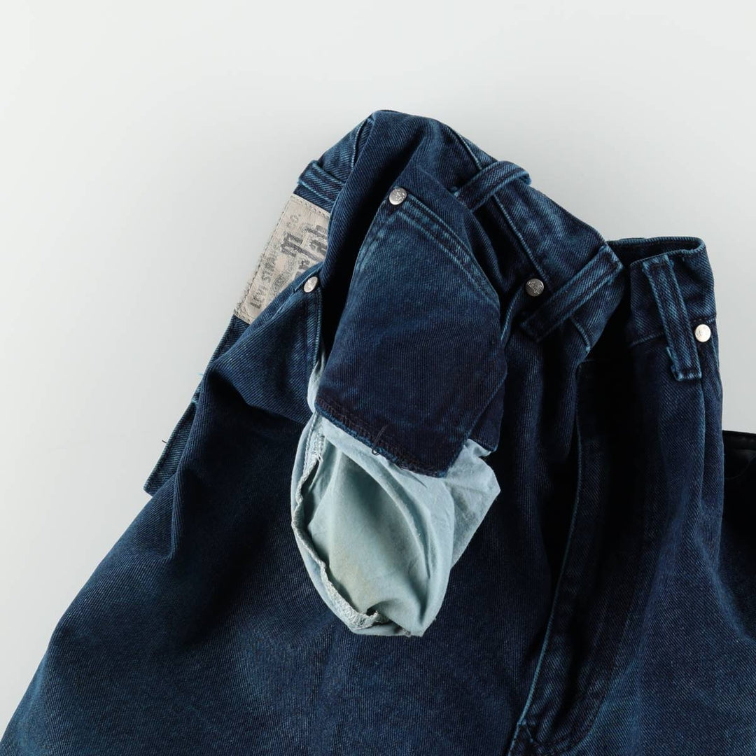 90s-00'S Levi's SILVER TAB BAGGY Tapered Denim Pants, Men's W34 (approx.) cotton navy blue type Vintage Second Hand