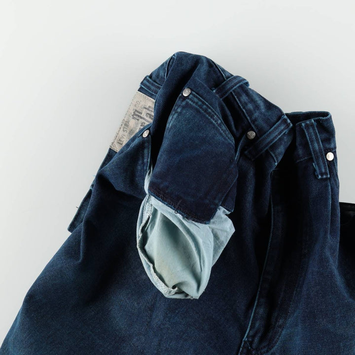 90s-00'S Levi's SILVER TAB BAGGY Tapered Denim Pants, Men's W34 (approx.) cotton navy blue type Vintage Second Hand