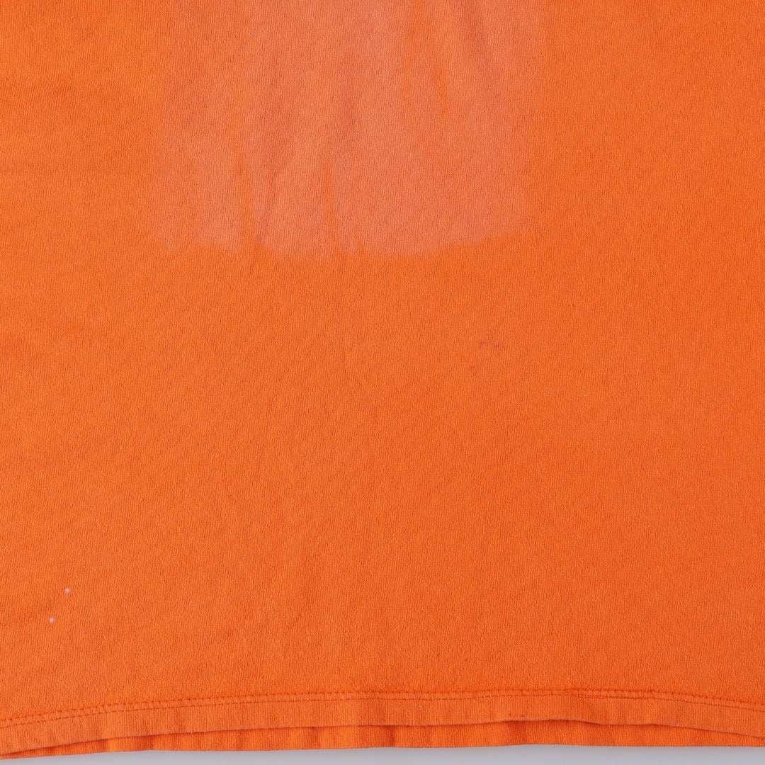 90'S Champion One-Point Logo T-Shirt, Made in USA, Men's Size L (Equivalent), Vintage cotton orange type Vintage Second Hand