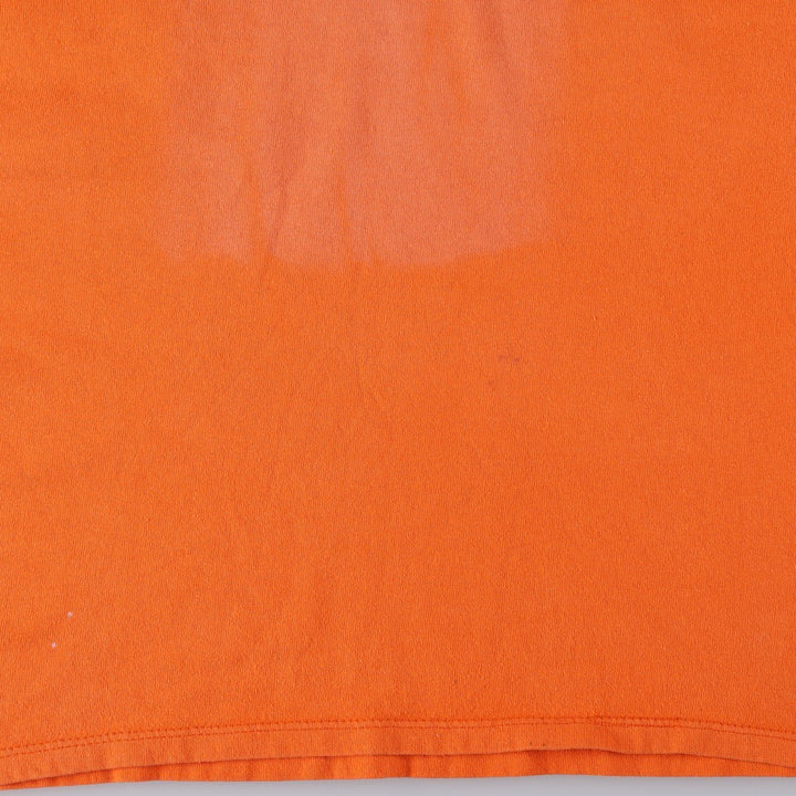 90'S Champion One-Point Logo T-Shirt, Made in USA, Men's Size L (Equivalent), Vintage cotton orange type Vintage Second Hand