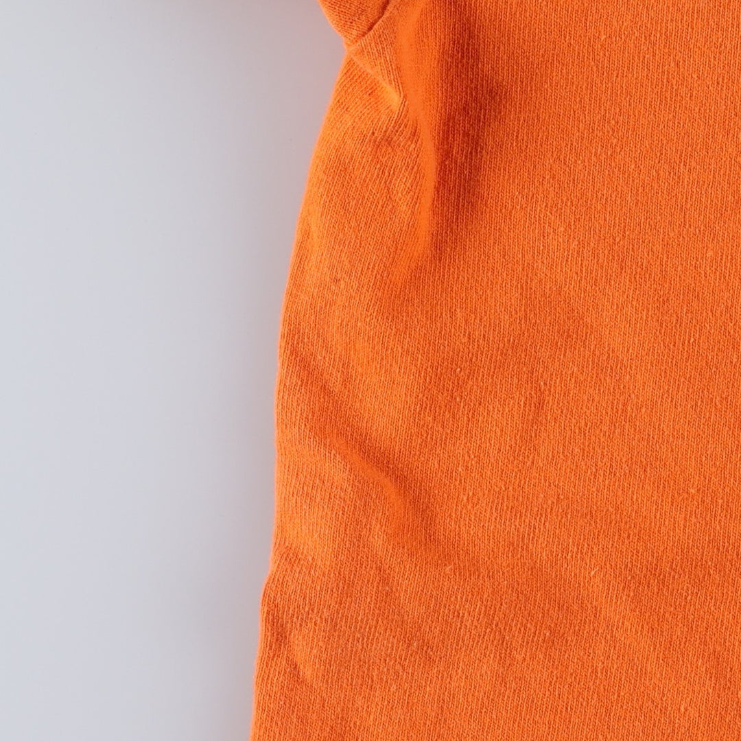 90'S Champion One-Point Logo T-Shirt, Made in USA, Men's Size L (Equivalent), Vintage cotton orange type Vintage Second Hand