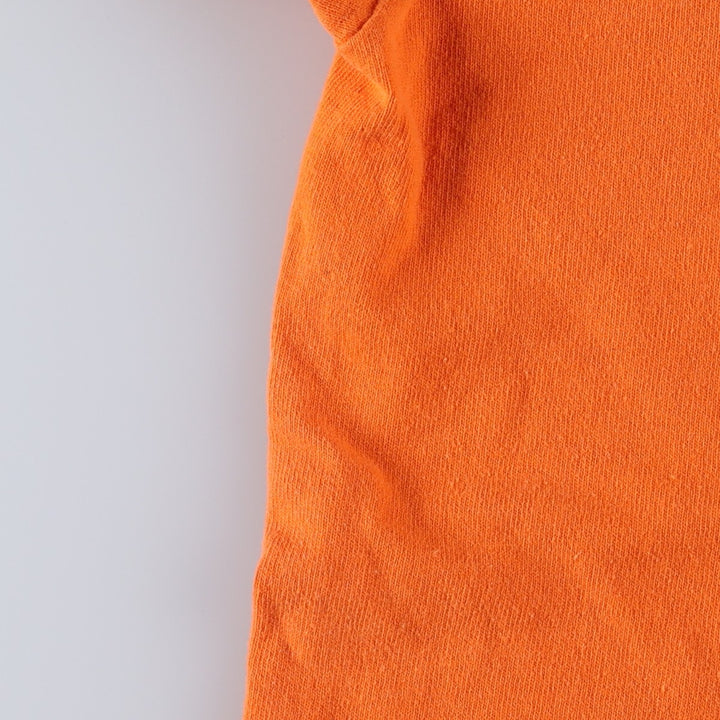 90'S Champion One-Point Logo T-Shirt, Made in USA, Men's Size L (Equivalent), Vintage cotton orange type Vintage Second Hand